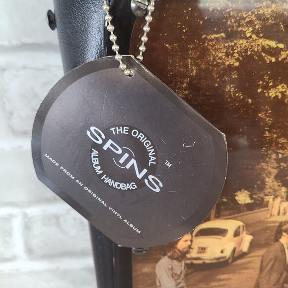 Original SPINS Album Handbag Tote Beatles Abbey Road Vinyl Collectible - Picture 3 of 12